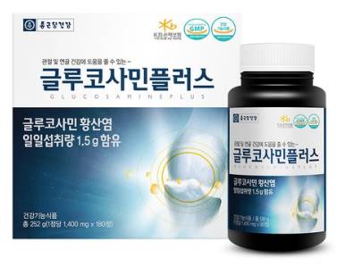 종근당건강 글루코사민&#44; 180정&#44; 1박스