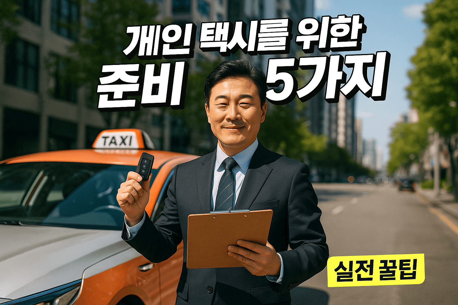 개인 택시를 위한 준비사항 절차 5가지