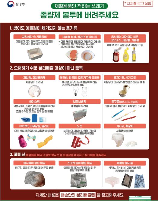 재활용쓰레기-분리배출-분리수거방법