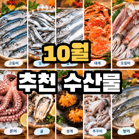 10월 추천 수산물
