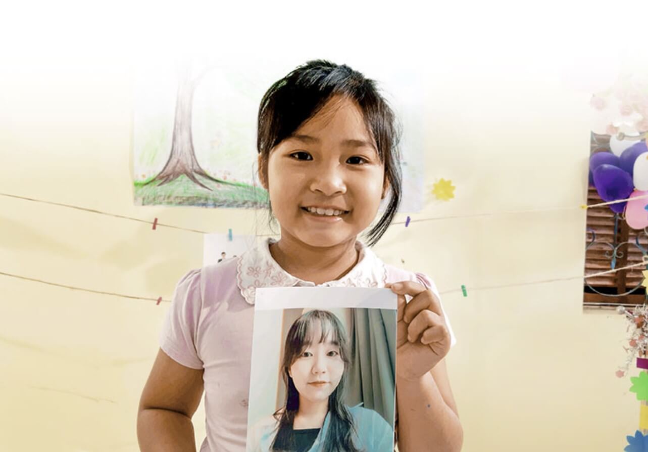 언니 같아서 사진을 선택한 아이