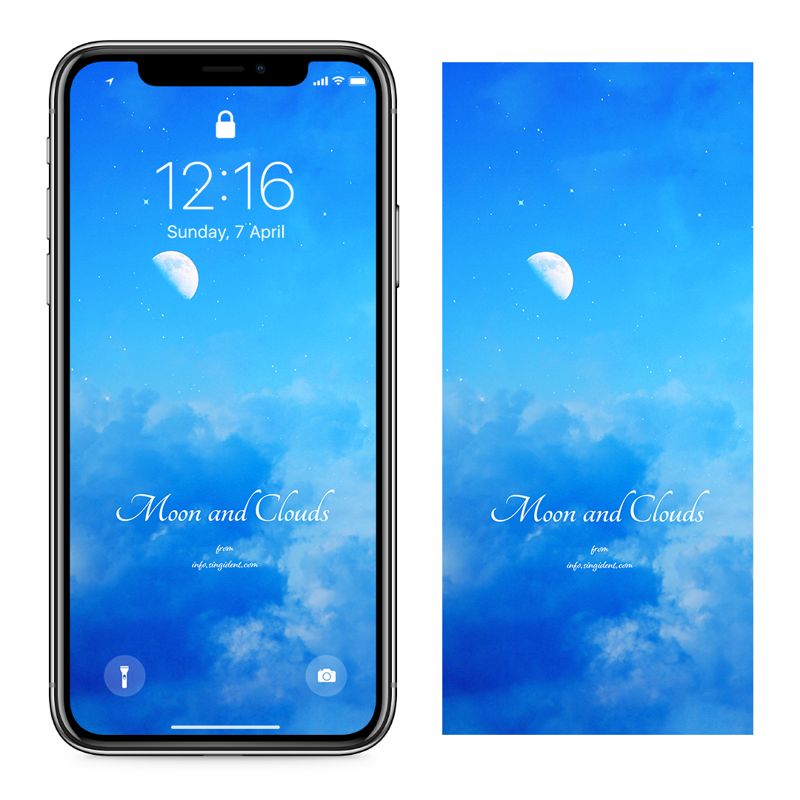 03 달과 구름 C - Moon and Clouds 구름배경화면