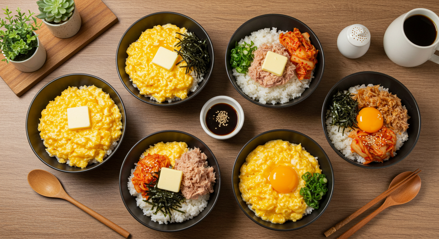 간장 계란밥 종류