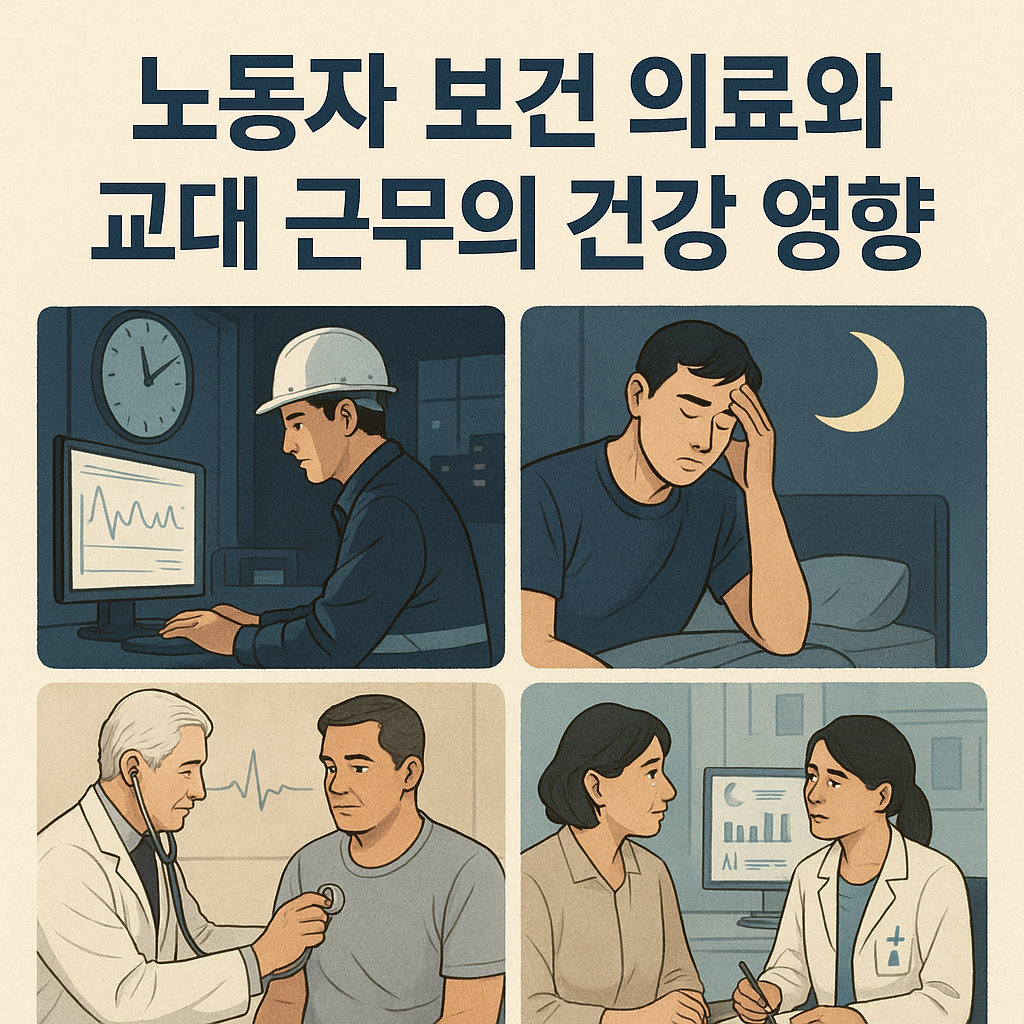 노동자 보건 의료와 교대 근무의 건강 영향 관련 사진