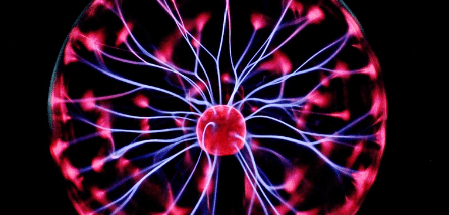 전기가 분열하는 모습