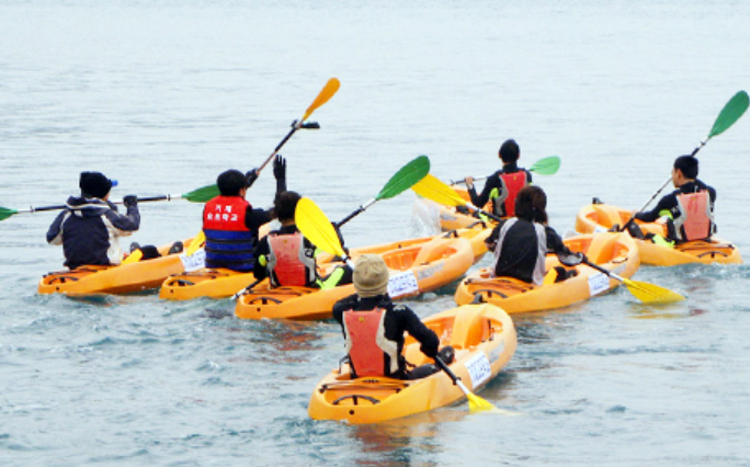 거제 해양레포츠센터 카약