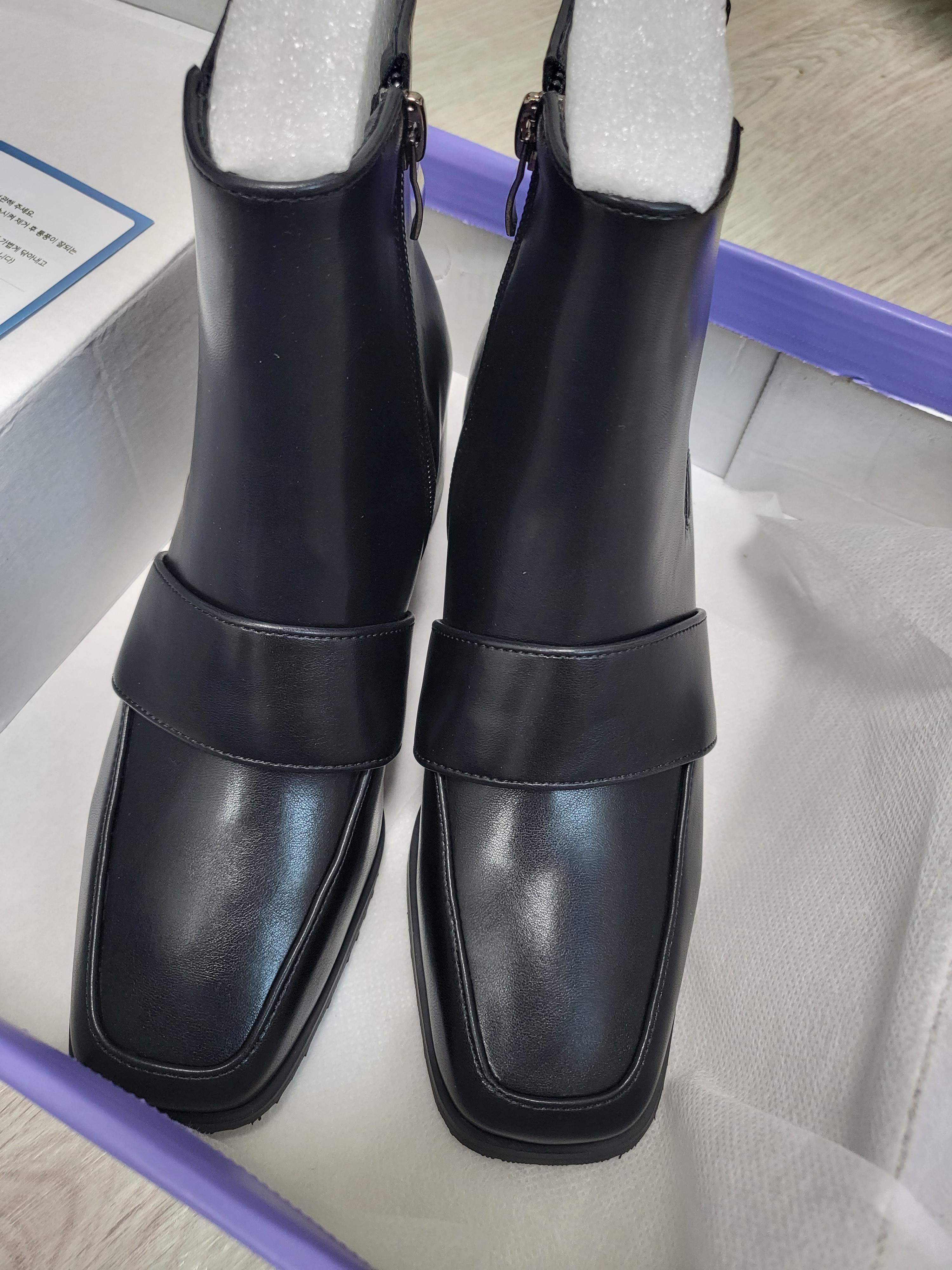 단화느낌 앵글부츠