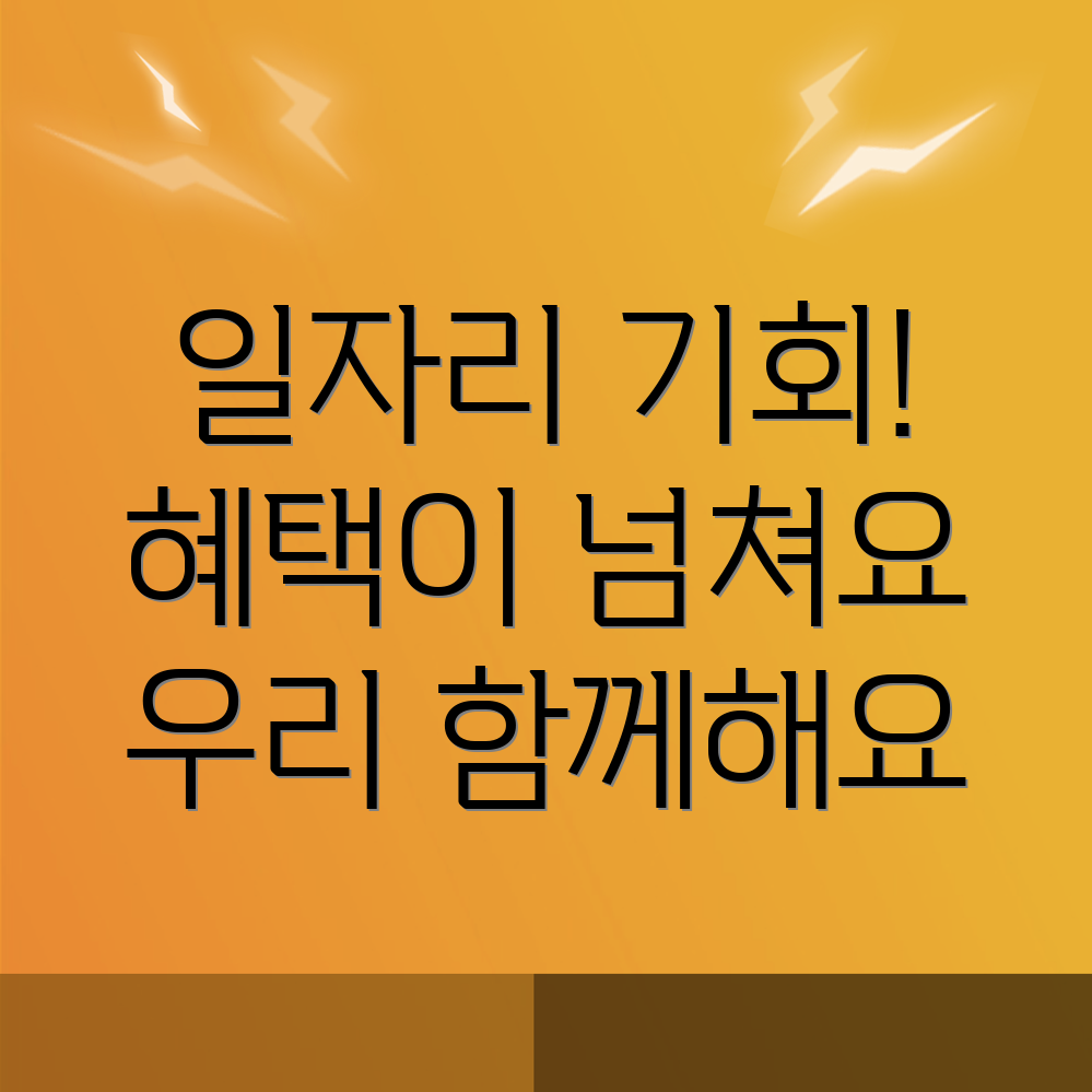 노인 중장년 일자리