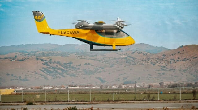 보잉 자회사 위스크에어로의 6세대 eVTOL이 첫 번째 시험 비행을 성공적으로 마쳤다.