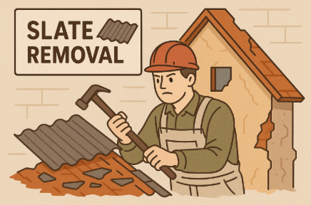 슬레이트 지붕 철거