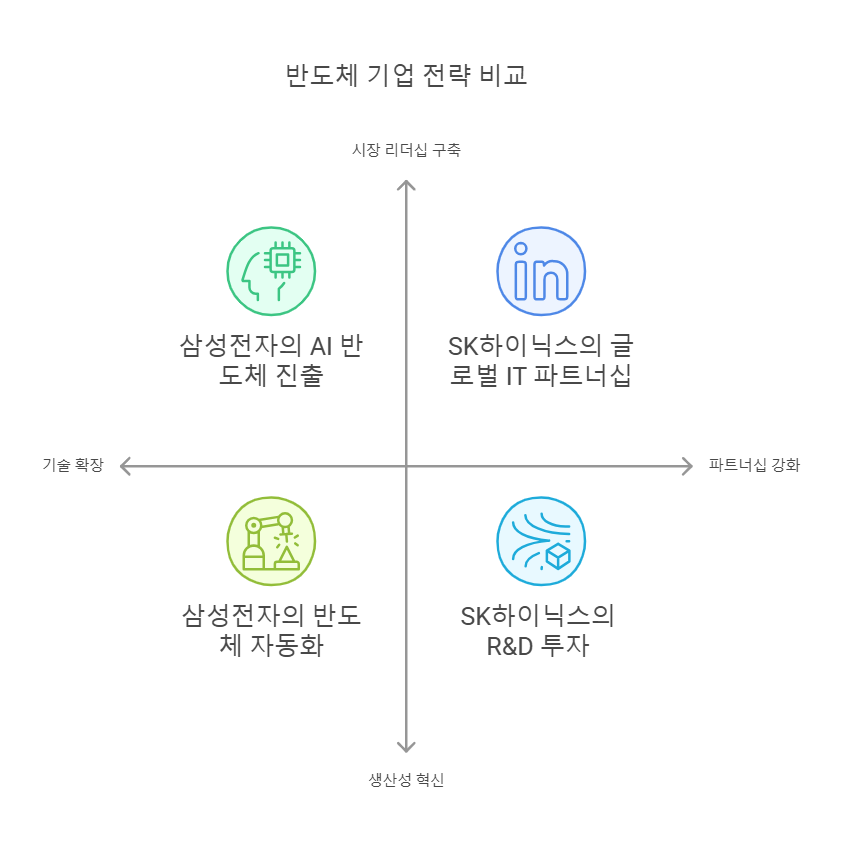 반도체 기업 전략 비교
