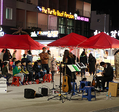 여수밤바다 낭만포차 거리