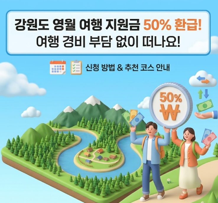 강원도 영월 반값 여행 신청 방법 한반도 동강 어라연 선암마을