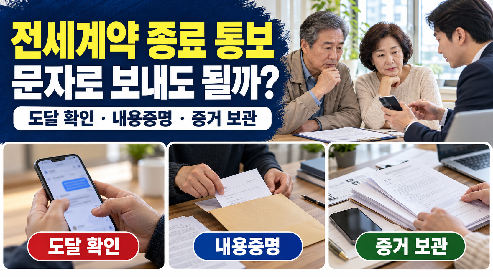 전세 종료 통보