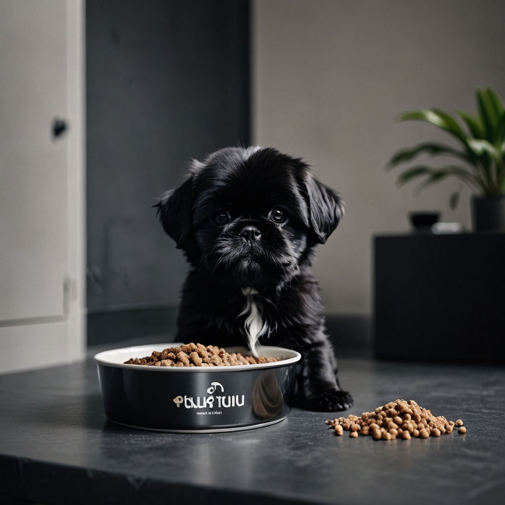 강아지 사료가 검은색일 수 있는 이유