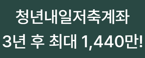 청년내일저축계좌
