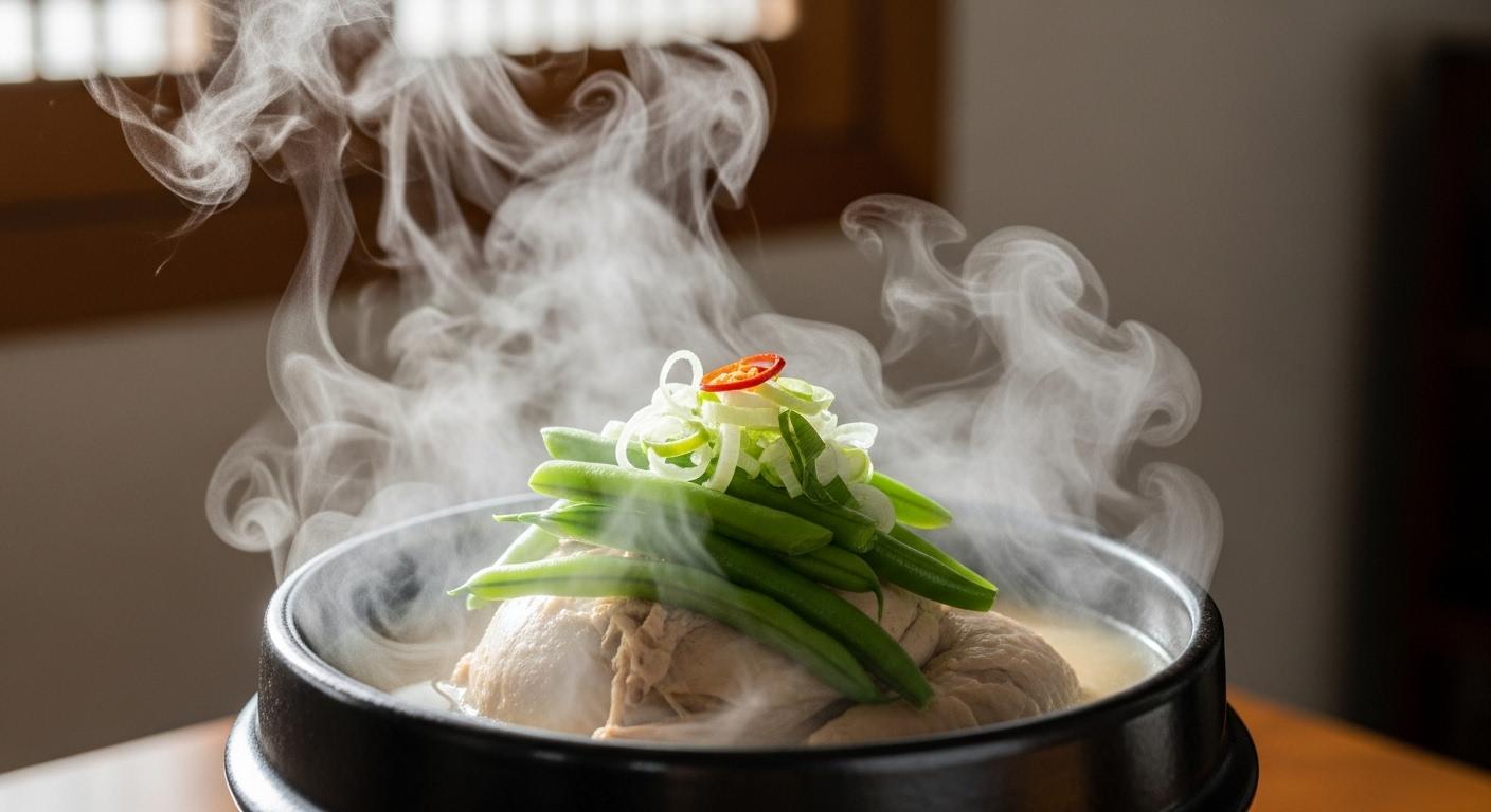 복날 녹두 삼계탕 만들기