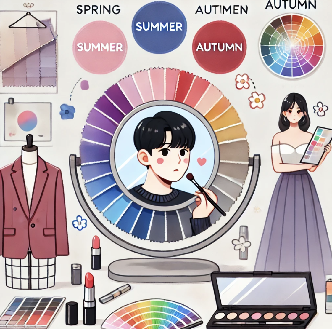 퍼스널컬러 전문가 관련 사진