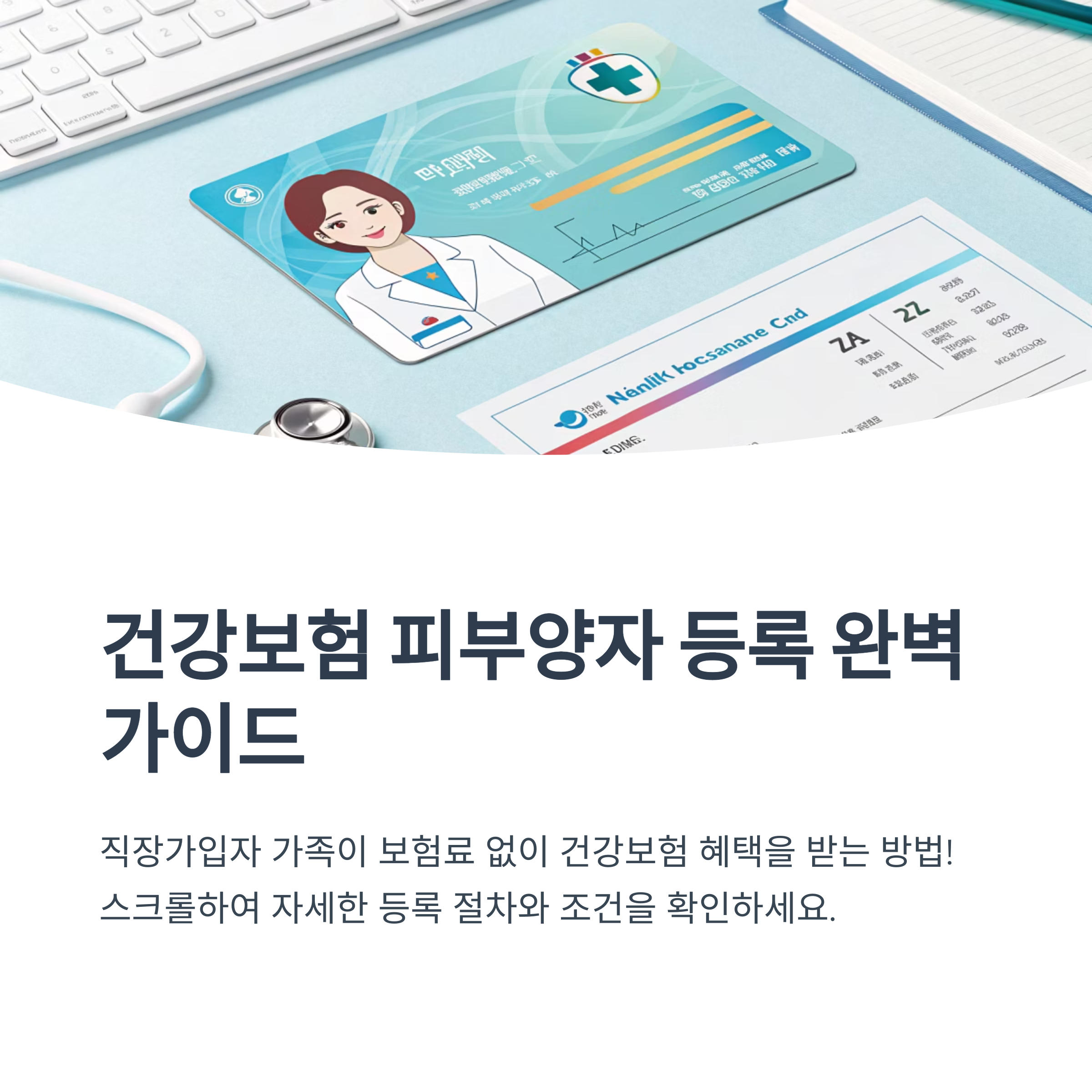 건강 보험 피부양자 등록 절차