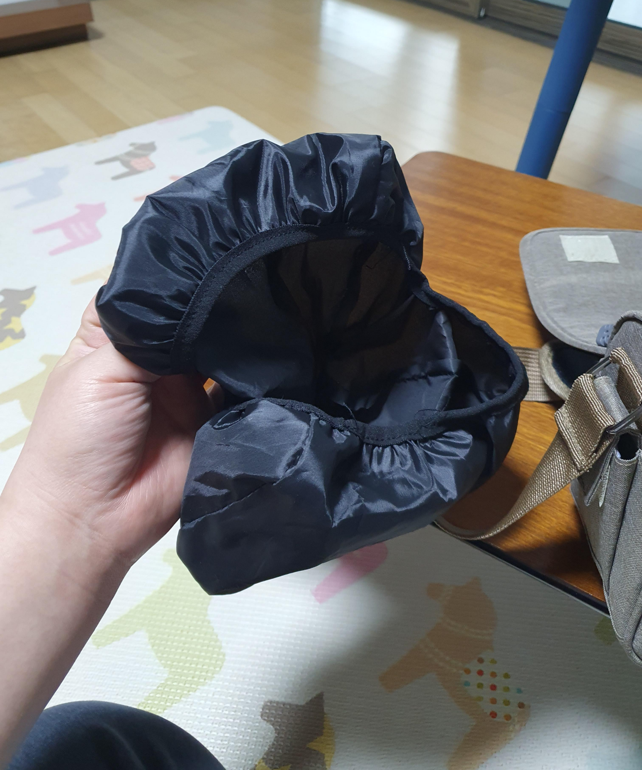 사은품으로 받은 가방 방수커버