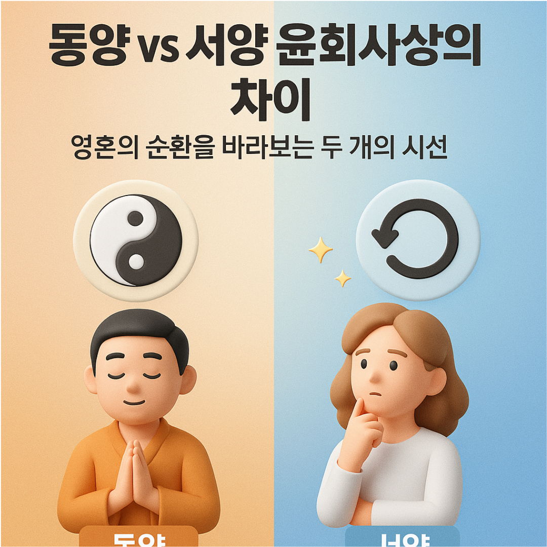 동양 vs 서양 윤회사상의 차이 &ndash; 영혼의 순환을 바라보는 두 개의 시선