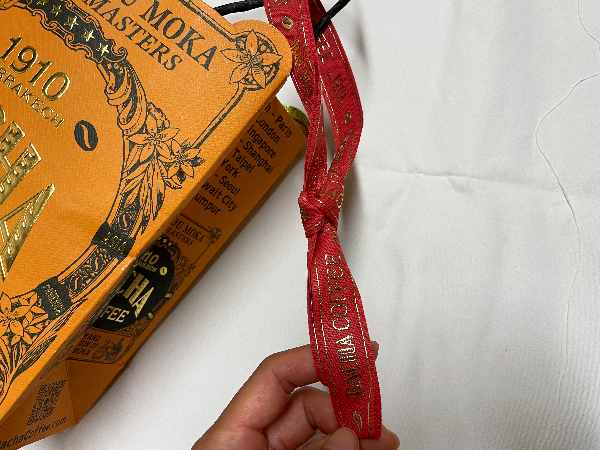 바샤커피 쇼핑백 끈 사진