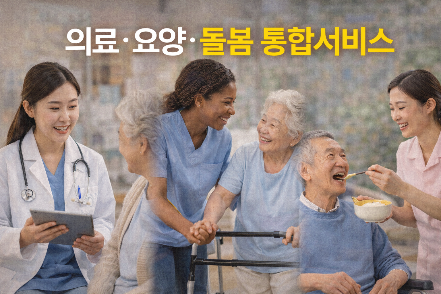 돌봄 통합서비스 관련 사진첨부