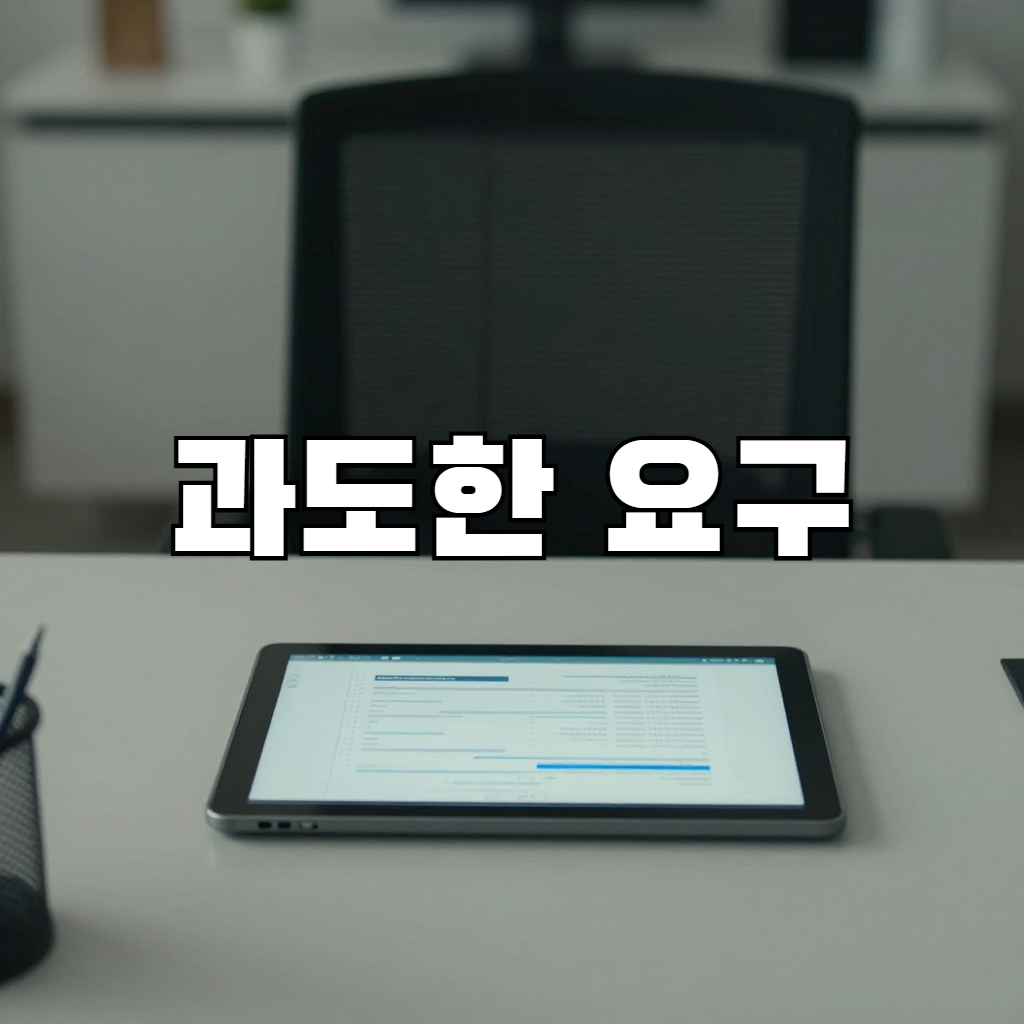 과도한 요구