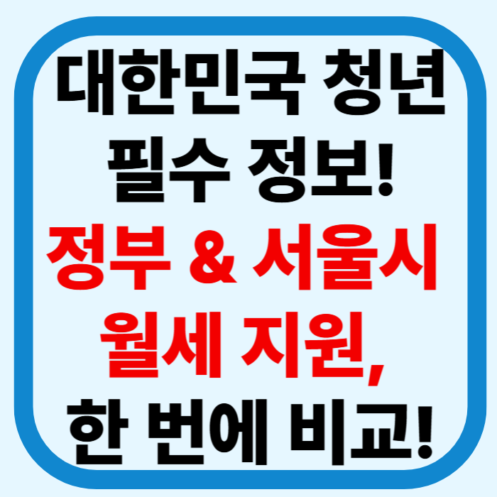 대한민국 청년이라면 월세 걱정 끝! 최대 240만 원 지원받는 특급 정보