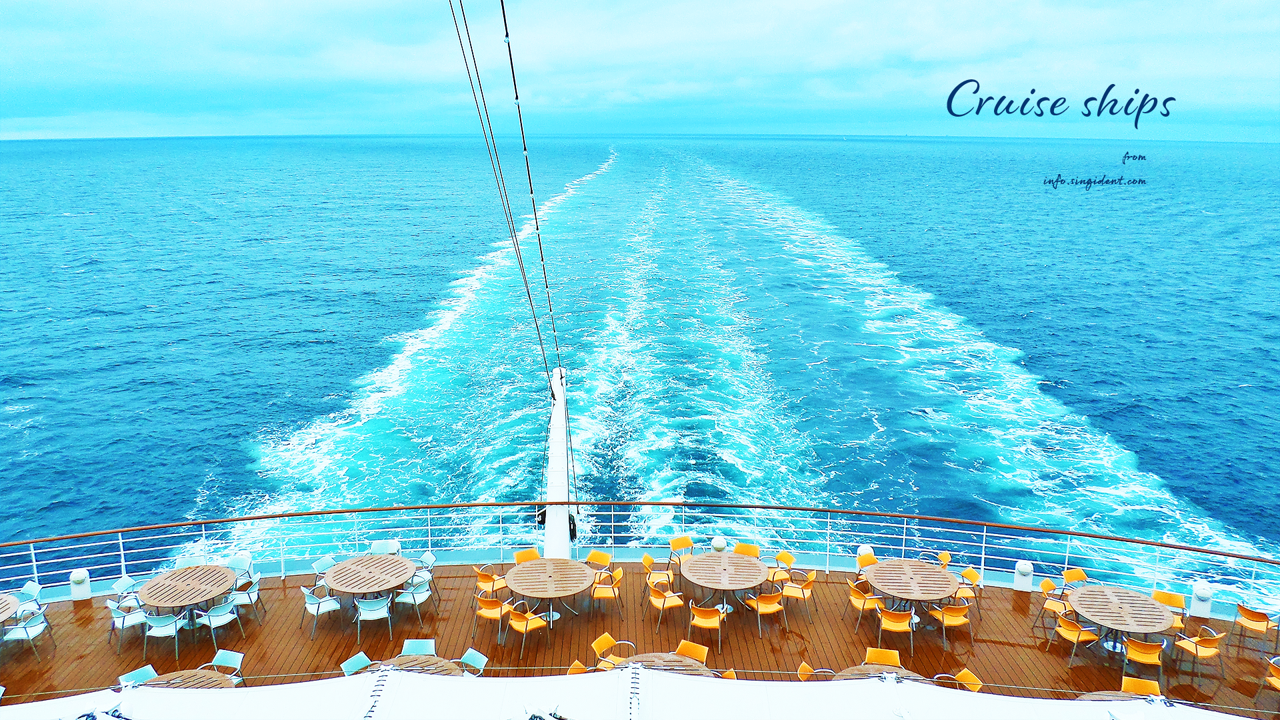 09 크루즈선 야외 테이블 C - Cruise ships 여름배경화면