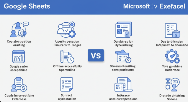 구글 스프레드시트와 엑셀 비교 장단점
