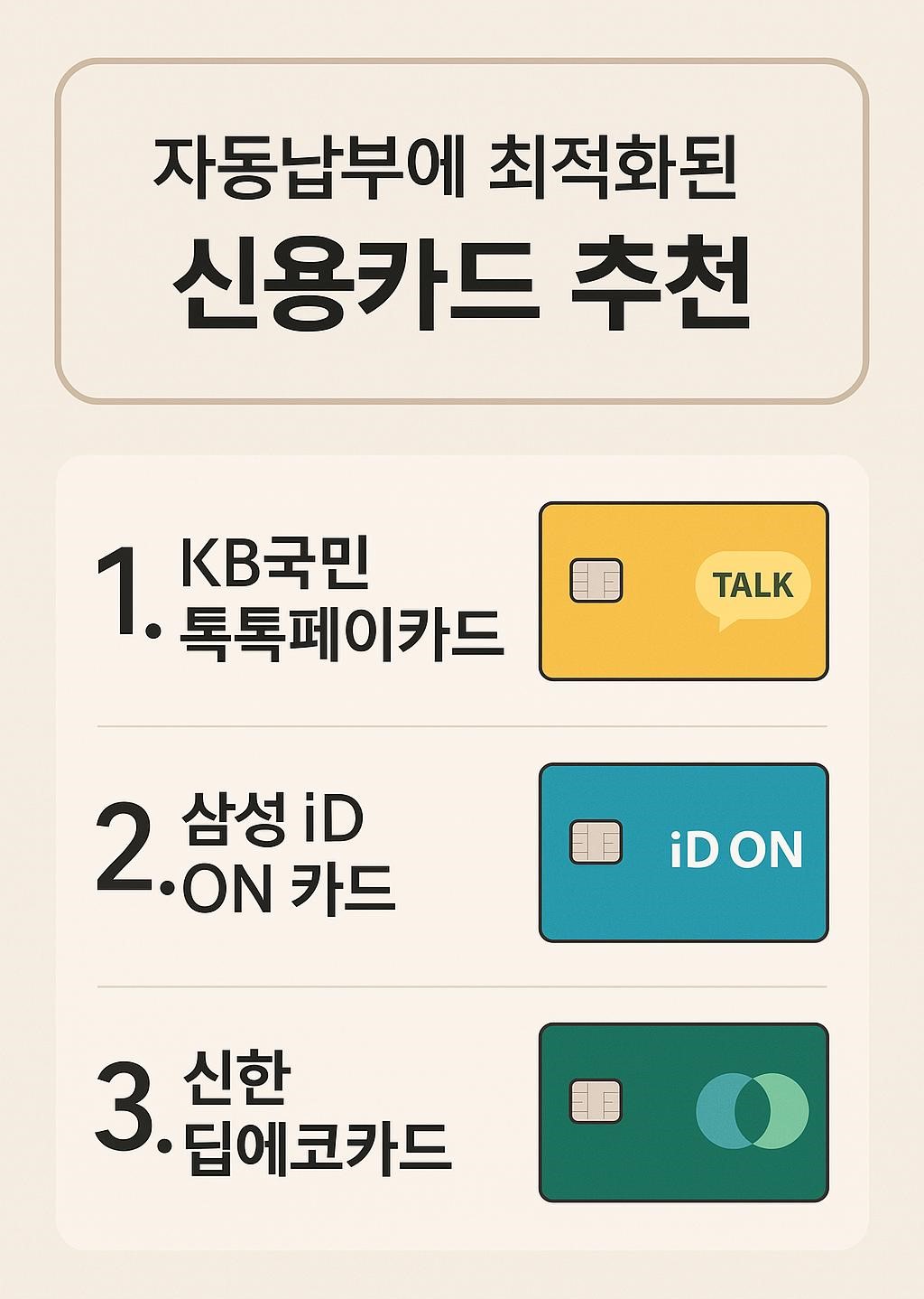 자동납부에 최적화된 신용카드 관련 이미지 사진