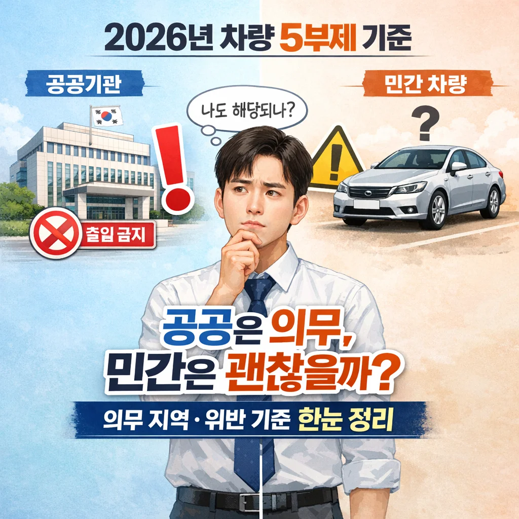 차량 5부제 의무 지역, 시행, 위반