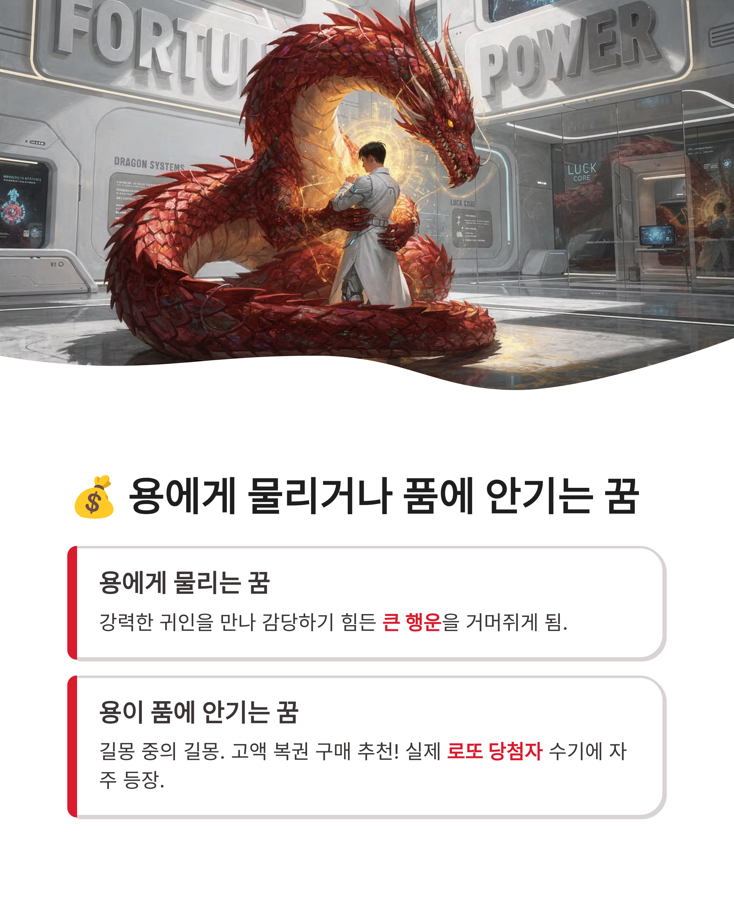 용 꿈 해몽 ❘ 태몽 승천 황금용 로또 당첨까지? 당신의 운명을 바꿀 대박 꿈 완벽 풀이!