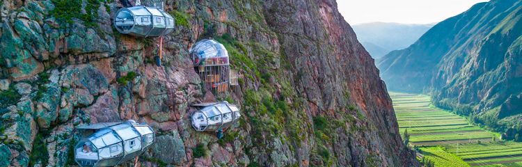 남미 안데스 산맥의 절벽 호텔: 스카이 로지 어드벤처 스위츠 (Skylodge Adventure Suites)