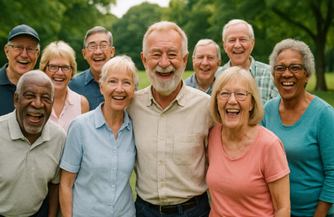 건강한 고령자들