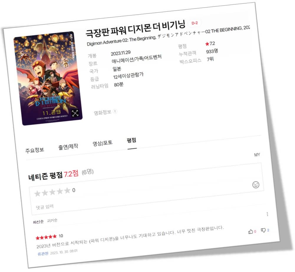 영화 평점