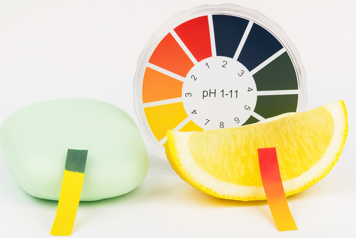 비누 pH 산도 측정