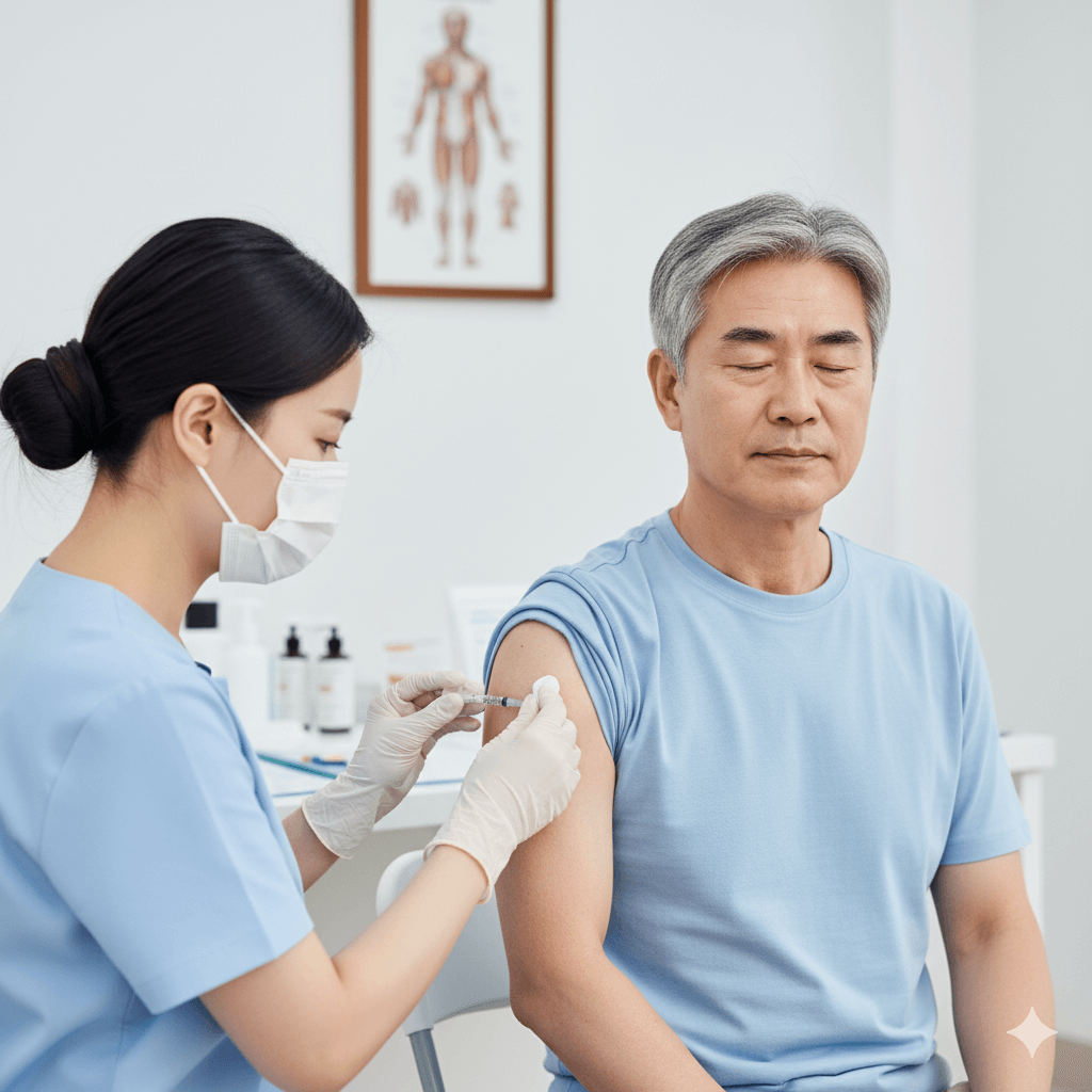 수원시 대상포진 무료 접종 - 사진