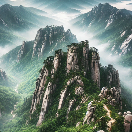 가지산의 자연경관 사진