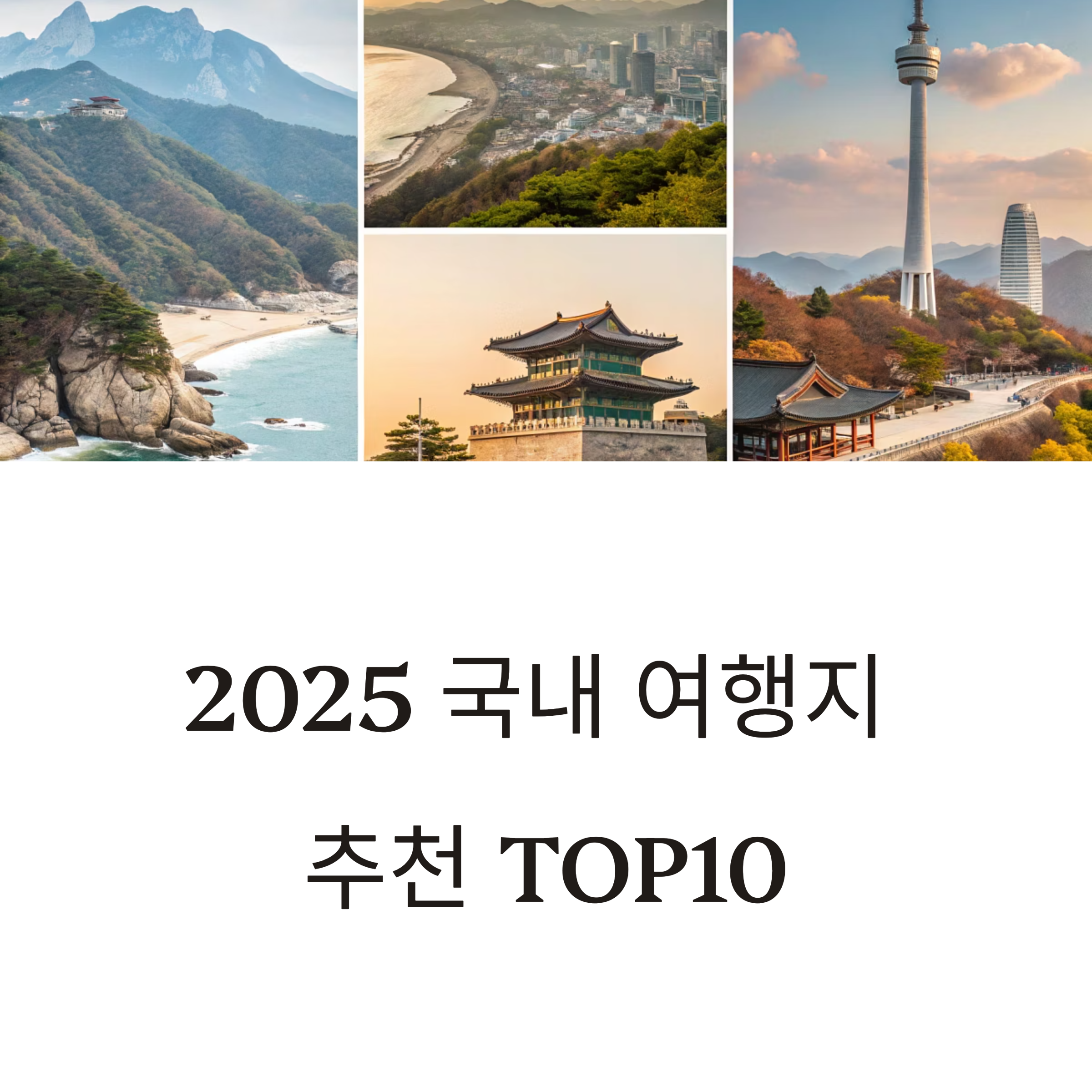 국내 여행지 추천