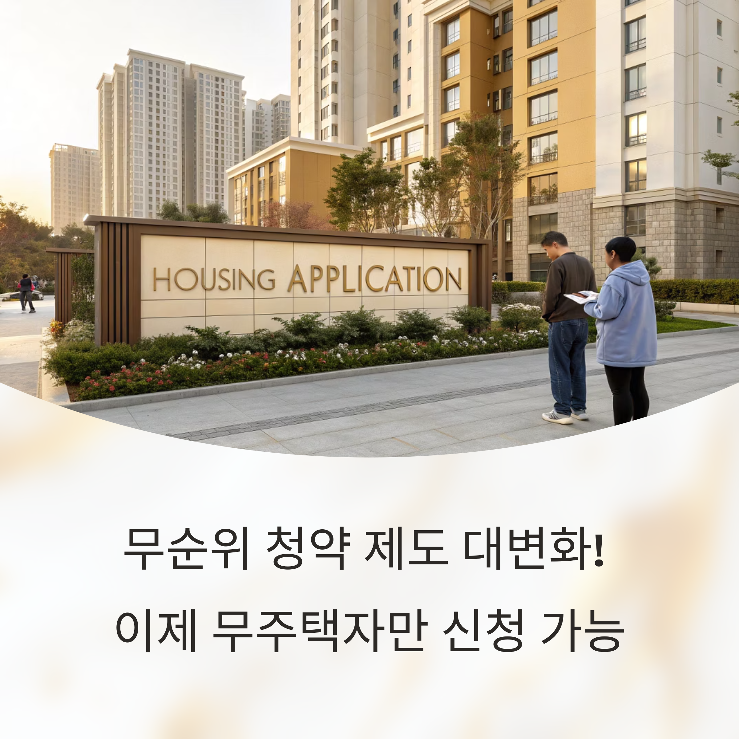 무순위 청약, 무주택자만 신청 가능…“투기 방지 강화”