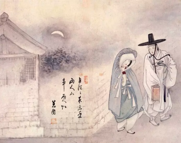 혜원 신윤복의 혜원전신첩에 실린 풍속도