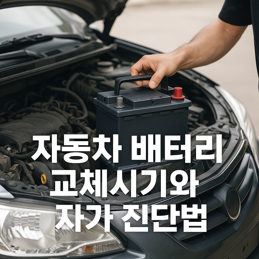 자동차 배터리 교체 시기와 자가 진단