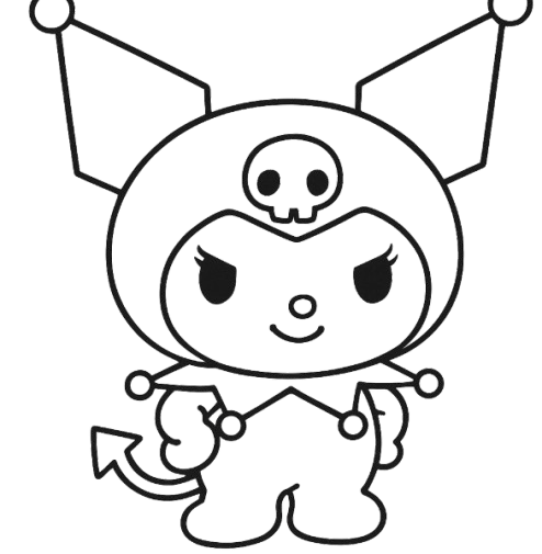 쿠로미 색칠 도안