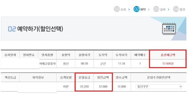 서해금빛열차 50% 할 예약 방법, 온돌 마루 기차여행