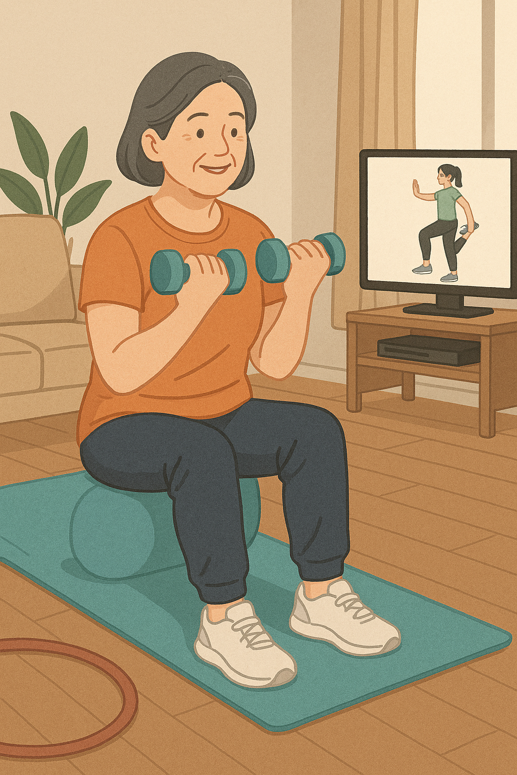 50대가 안전한 홈트운동