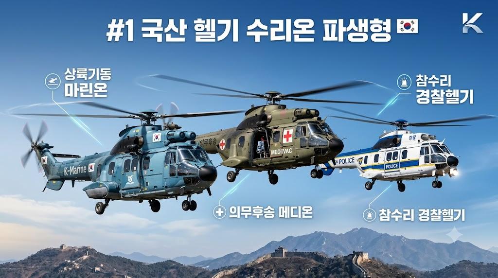 수리온의 파생형 플랫폼 다각화 모델들