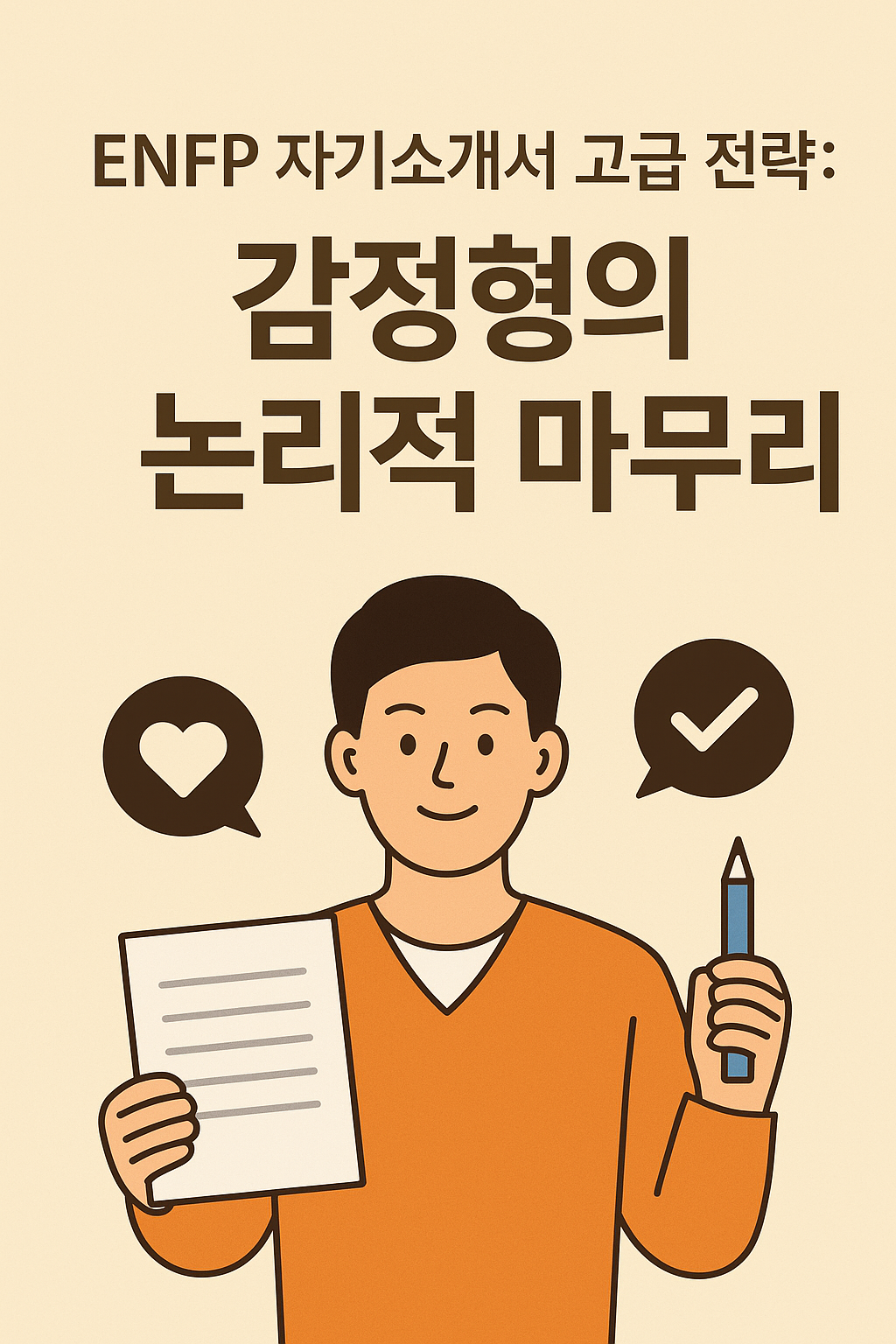 ENFP 자기소개서 고급 전략: 감정형의 논리적 마무리