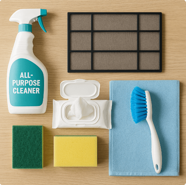 천장형 에어컨 청소